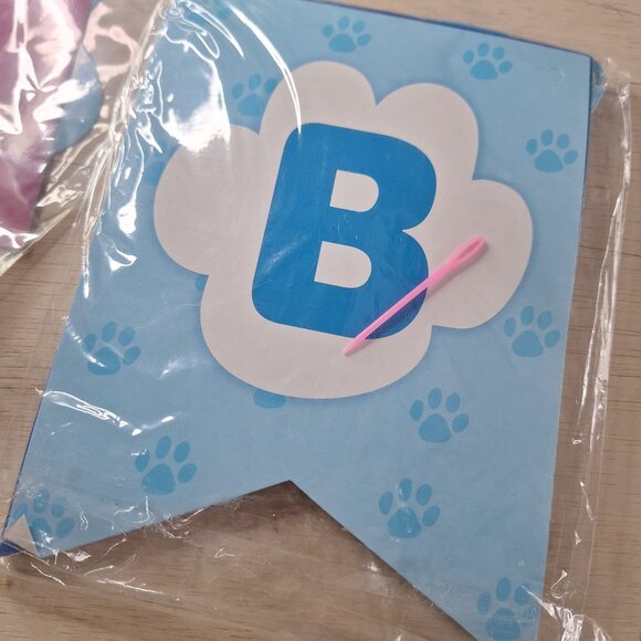 Blues‎ Clues Birthday Party Supplies Kids Decorations Banner Cupcake Topper Dog - Picture 4 of 5